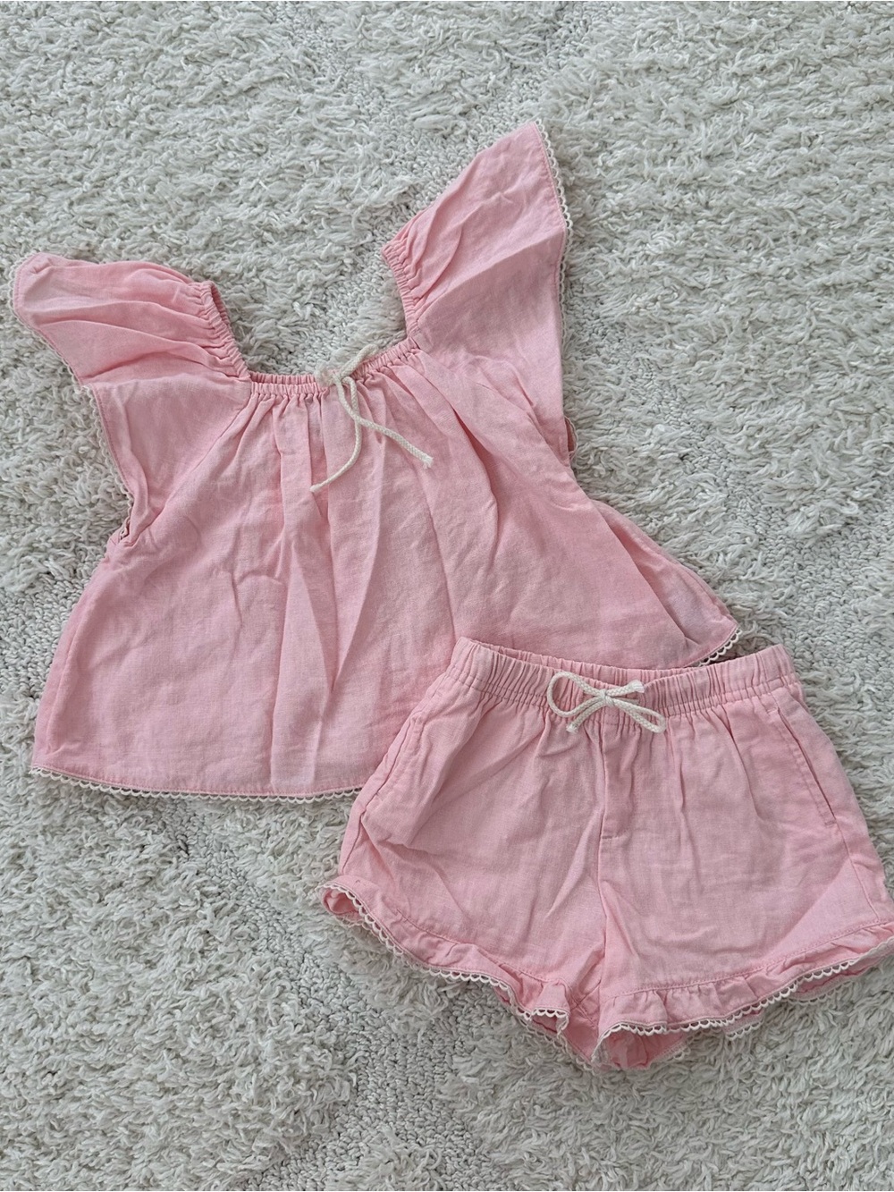Old Navy Pink Ruffle Set